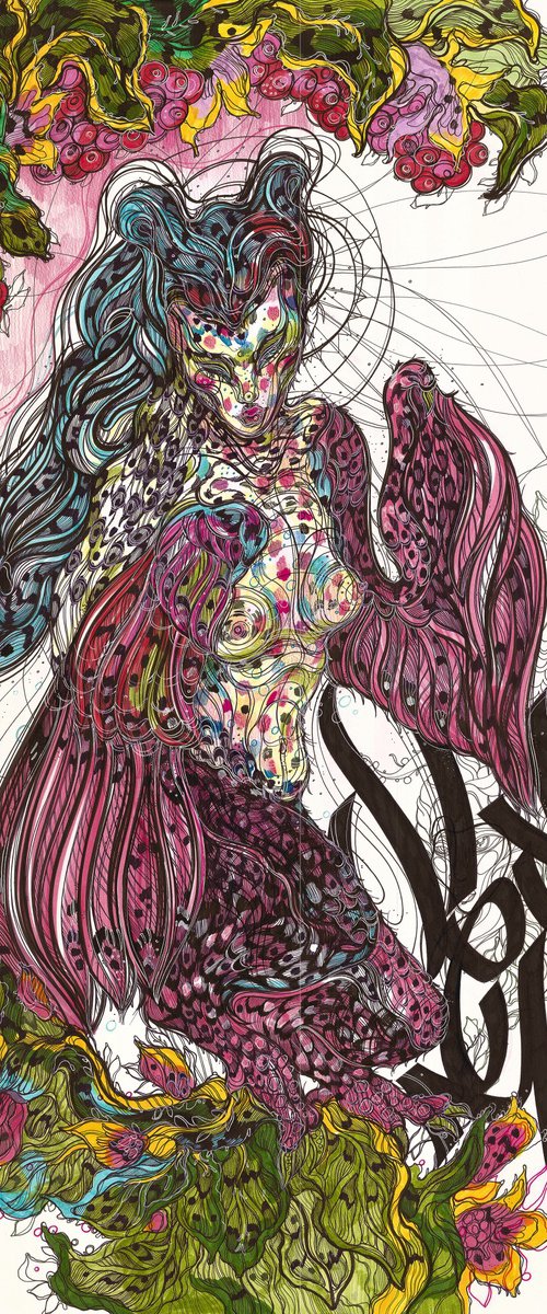 Pink Wings by Maria Susarenko