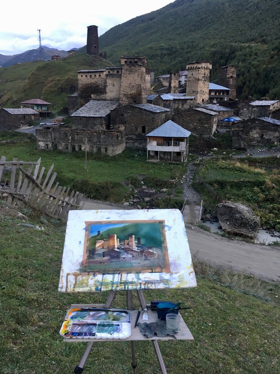 Towers in Ushguli