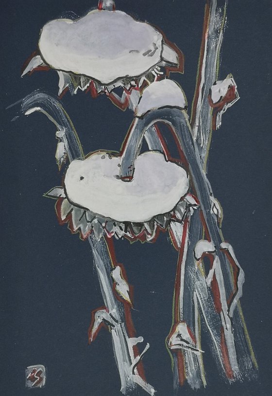 Winter. Sunflowers.№2