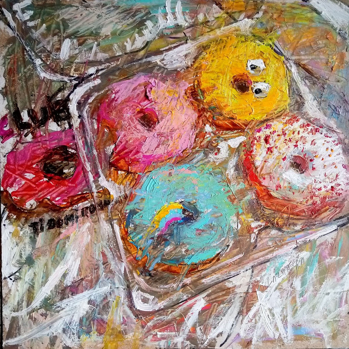 Four Donuts #4 by Valerie Lazareva