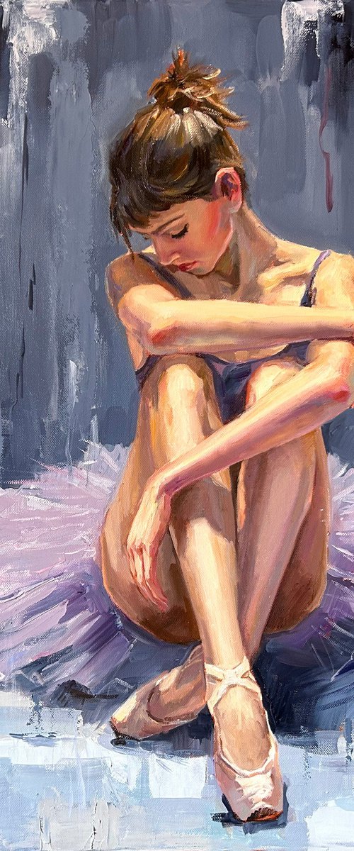 The sadness of ballerina by Serghei Ghetiu