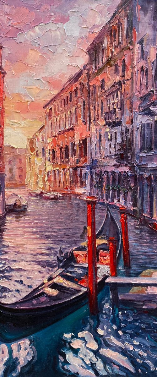 "Venice"original oil painting by Artem Grunyka