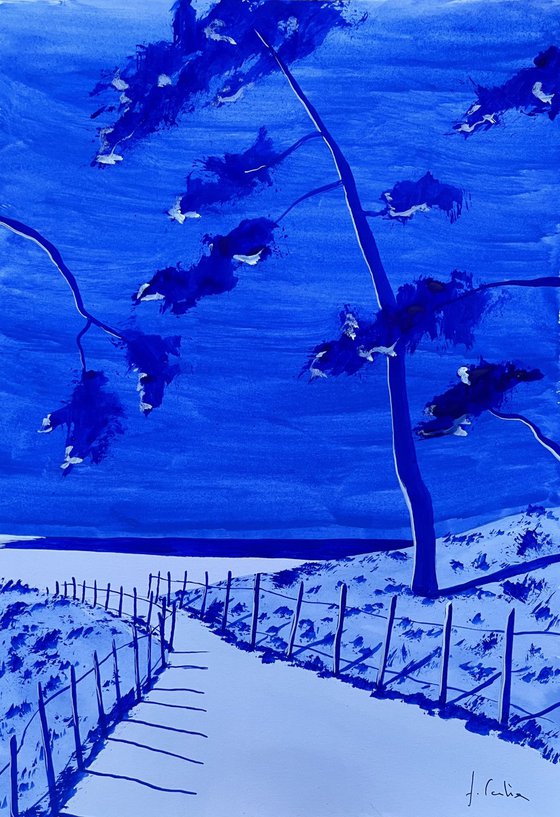 Ultramarine seascape