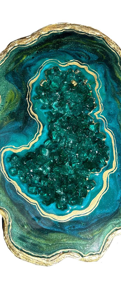 Little gem. Malachite series. by Alexandra Dobreikin