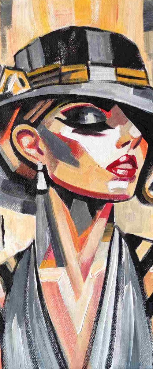Art Deco Portrait | Golden Twenties Elegance by Ion Sheremet