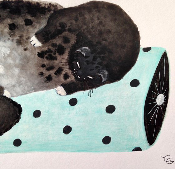 Sleeping Cat n°5