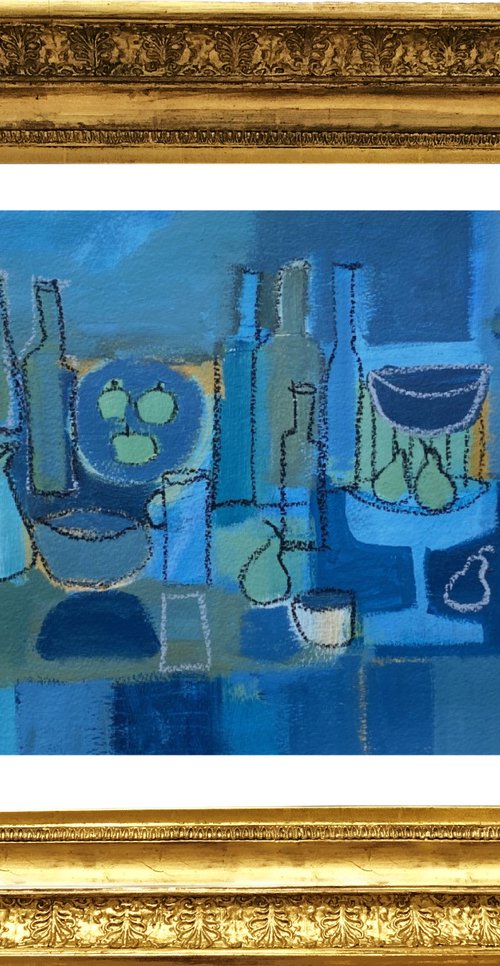 Blue Still Life IV by Jan Rippingham