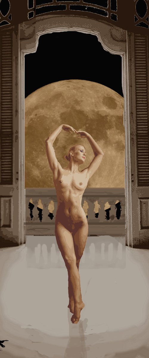 THE FIFTH POSITION   30"X43" by Joe McHarg