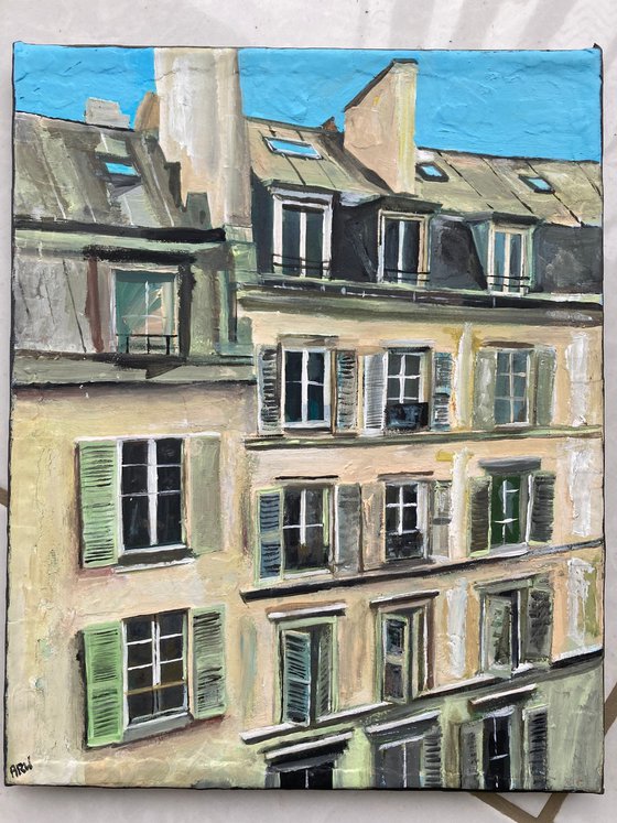 Buildings In Montmartre, Paris