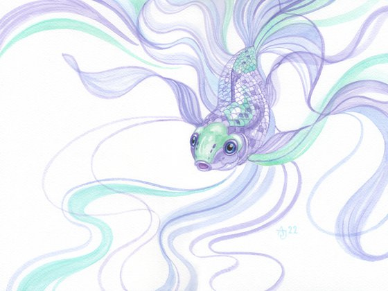 Violet fish 2