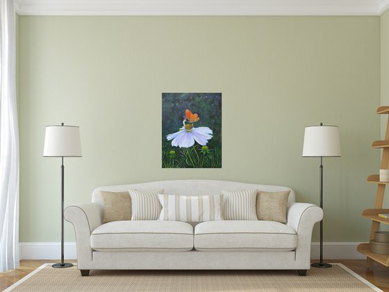 Cosmos and Butterfly