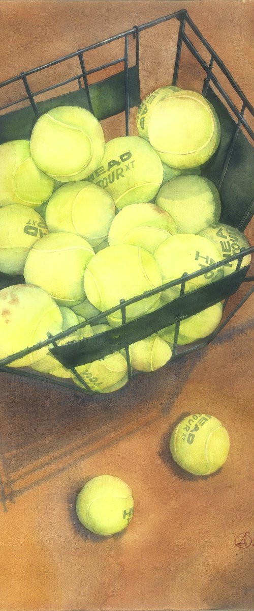 Tennis III by Oksana Duchenchuk