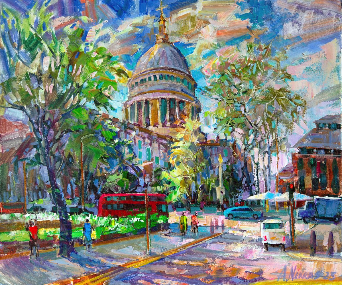 SPRING IN LONDON. ST. PAUL’S CATHEDRAL by Andriy Nekrasov