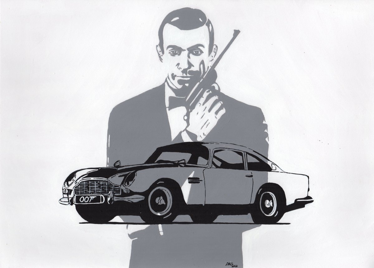 James Bond Sean Connery by Paul Cockram