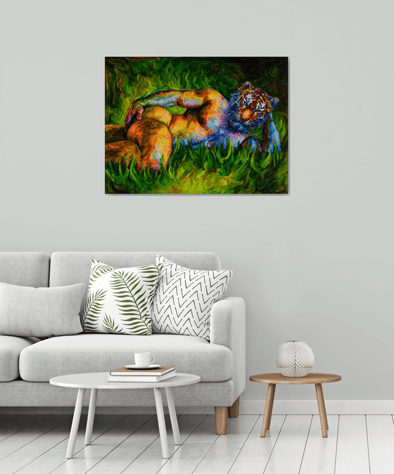 Tiger in the Grass
