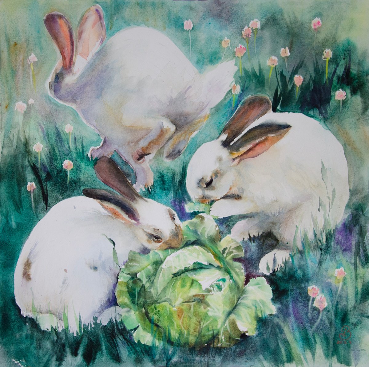 Rabbits Heaven by Irina Bibik-Chkolian