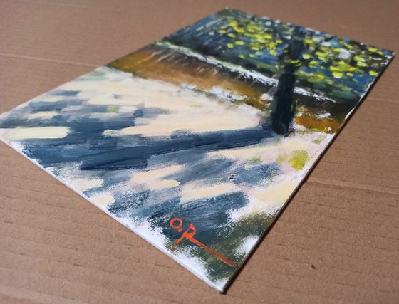 Impression. Sunny morning