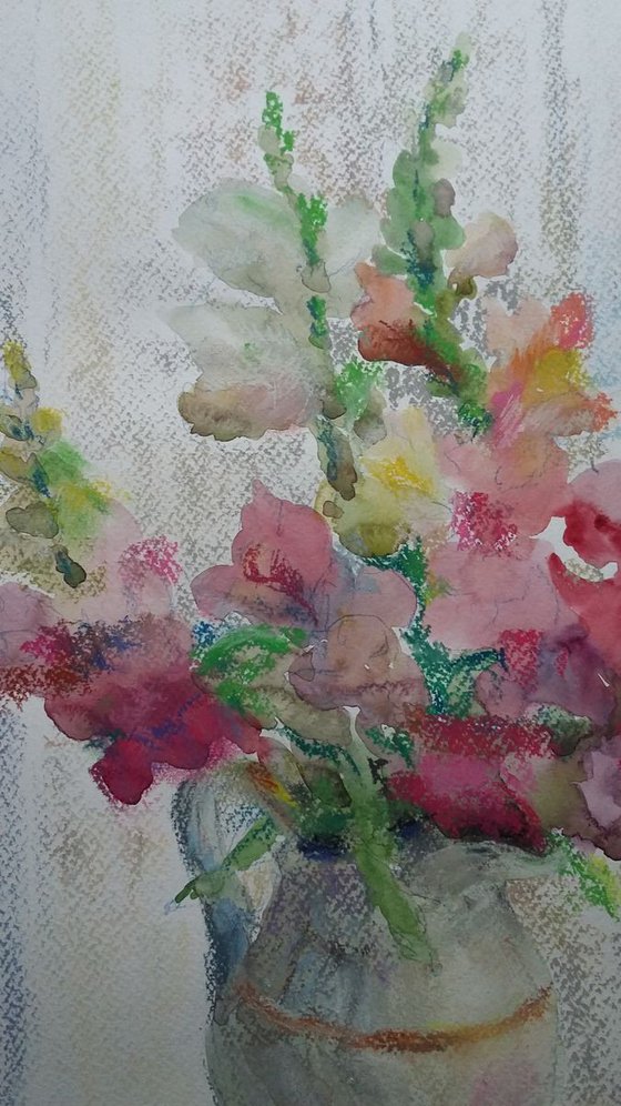 Summer bouquet. Original panting. 2019