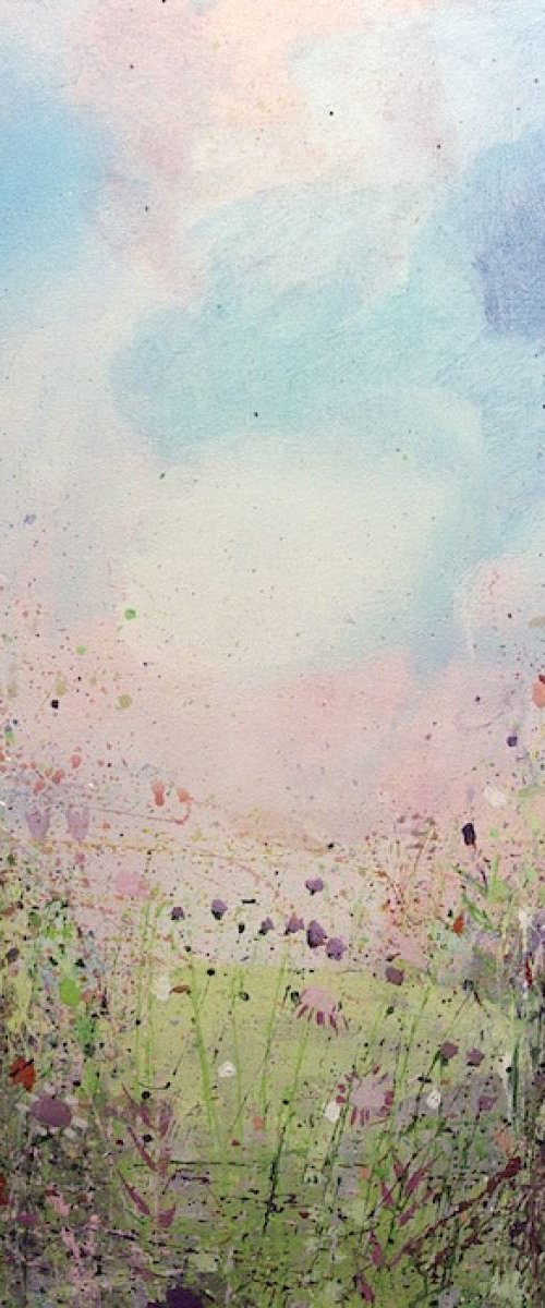 Hollyhocks by Sandy Dooley