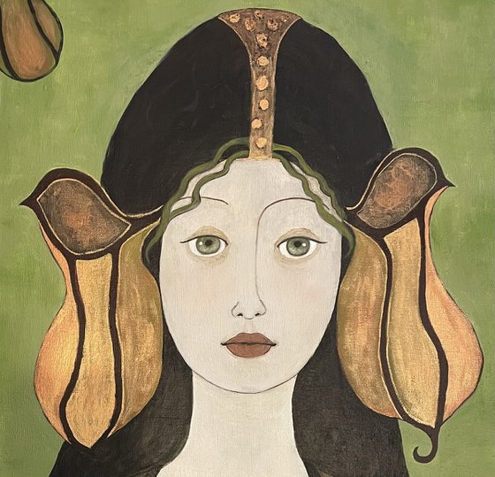 THE GIRL WITH NEPENTHES URNS