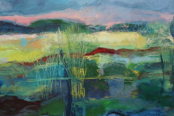 Landscape with a Yellow Boat