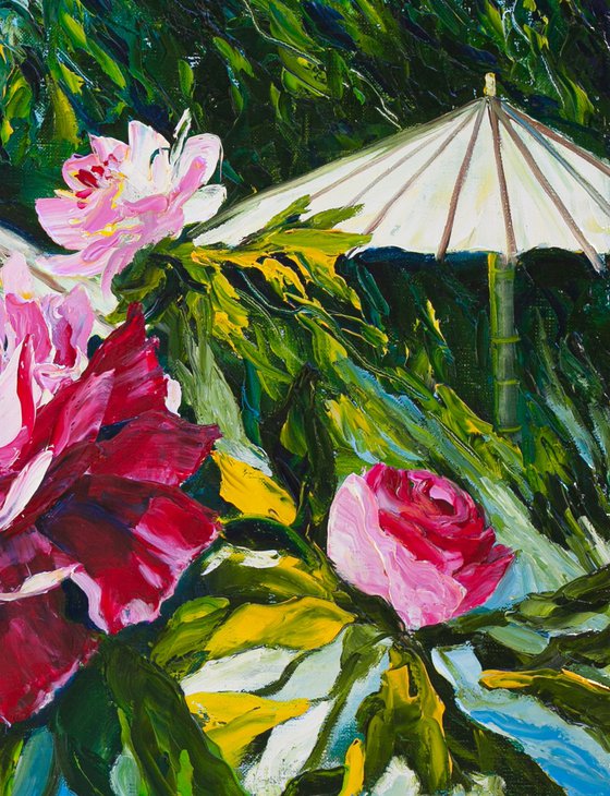 Umbrellas for Peonies