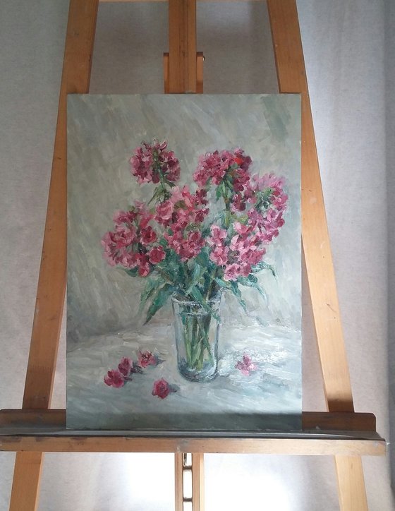 Bouquet. Original oil painting.