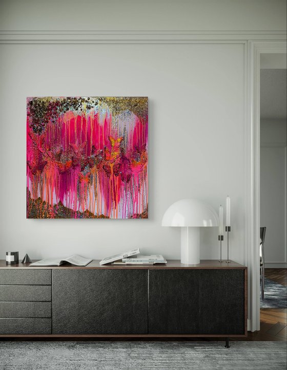 Pink wonder butterflies