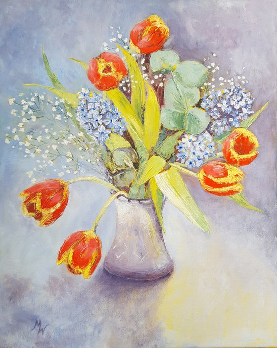 Spring Flowers with Tulips