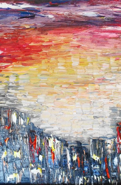Manhattan Sky by Lesley Blackburn