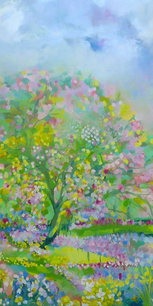 Cherry Blossom Lane by Lesley Blackburn