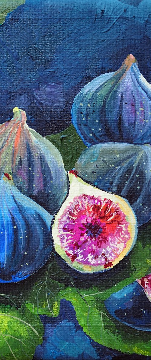 Still life with figs by Delnara El