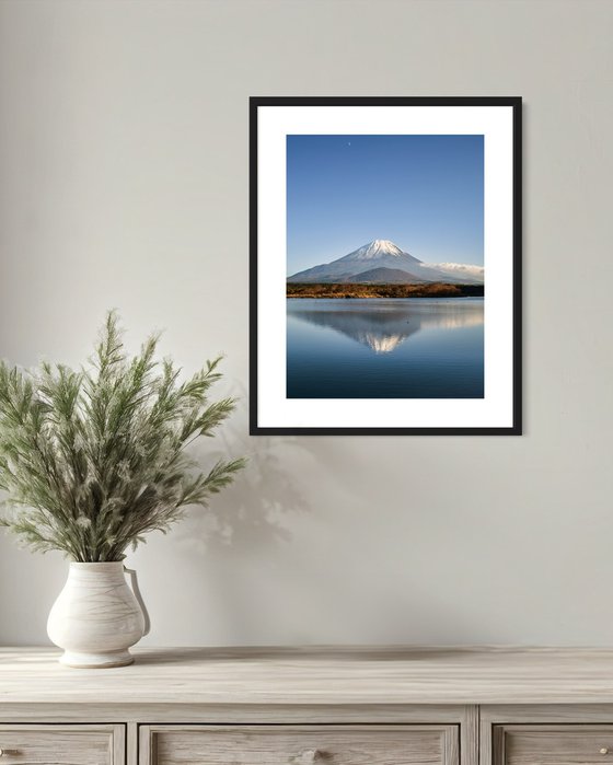 FUJI UNDER THE MOON
