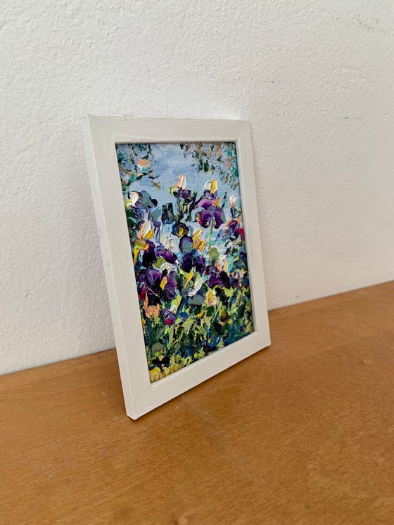 Miniature with flowers