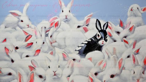 Rabbits by Daria Kolosova