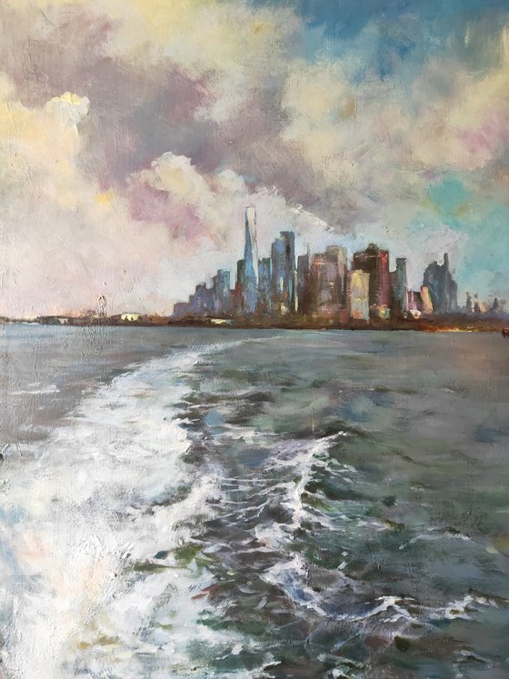 "New York, Skyline of  Manhattan"  by Olga Tsarkova