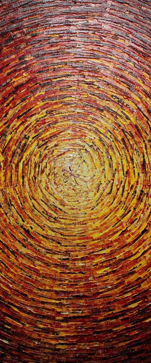 Large shine yellow orange red colors by Jonathan Pradillon