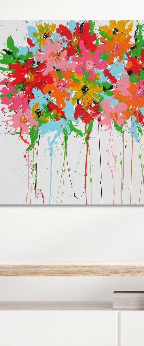 White Posy 2 - SOLD by Isabelle Pelletane