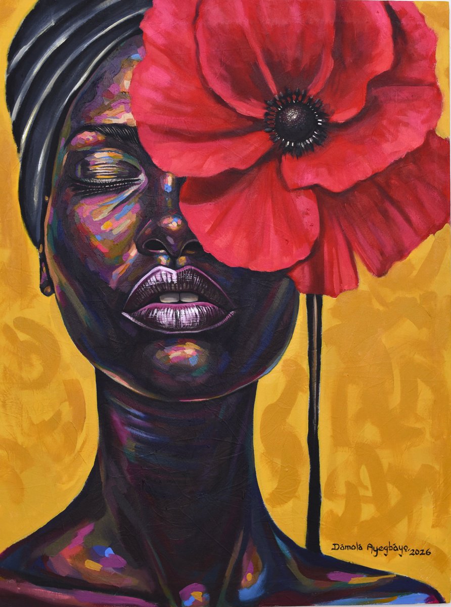 Restrained 3 By Damola Ayegbayo, 30 X 40, Artwork For Sale On Artfinder