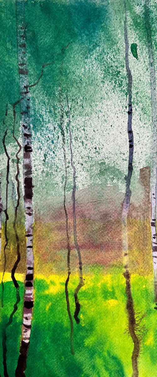 Birches series #3 by Andrii Kovalyk