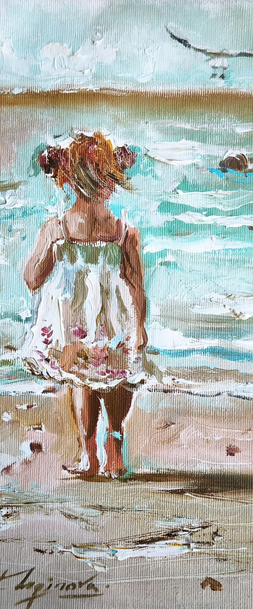 Sea Little Girl by Annet Loginova