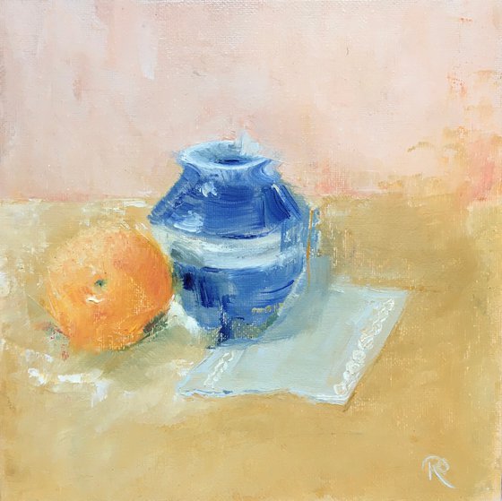 Clementine with Vase