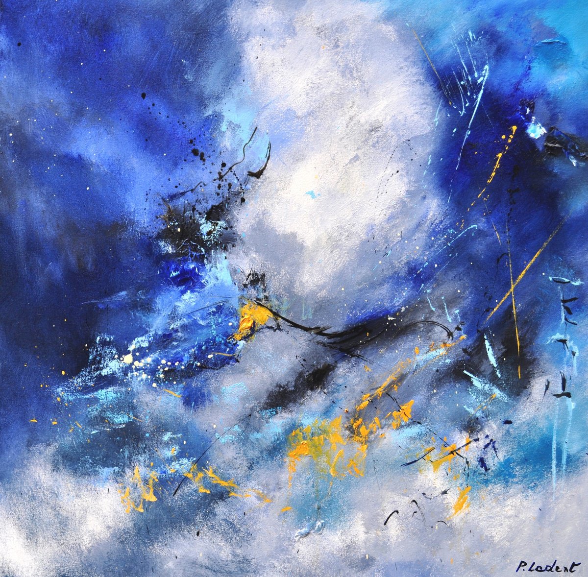Blue Flight By Pol Henry Ledent, 28 X 28, Artwork For Sale On Artfinder
