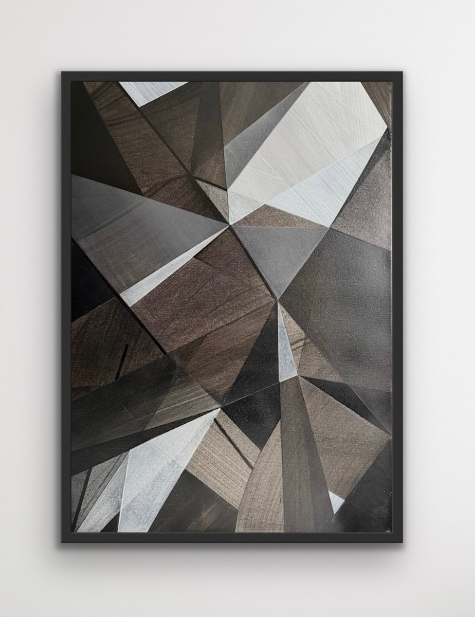 Black And Grey Reality By Arinika Stratievsky, 19 X 25, Artwork For Sale On Artfinder