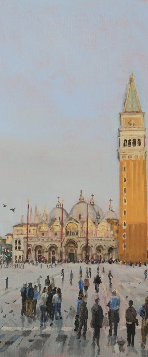 Piazza San Marco - before sunset by Tom Clay