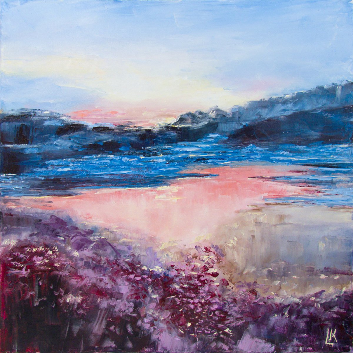 Pink Sunrise by Ludmila Kovalenko