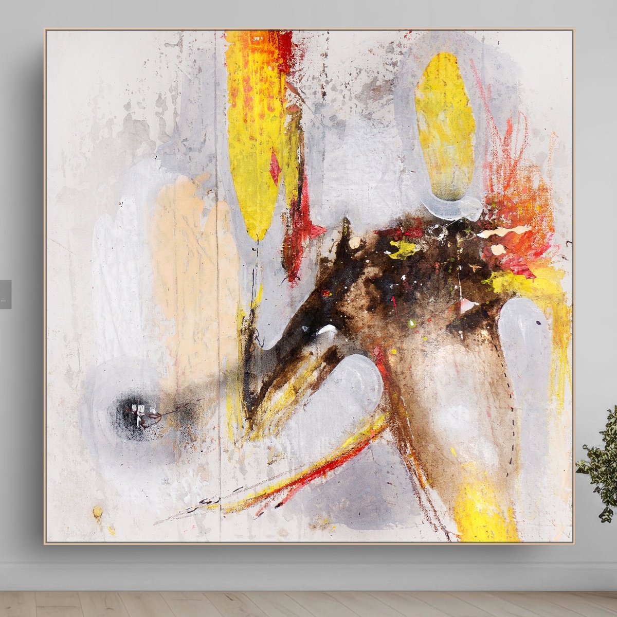Northen Flames By Adriano Ribeiro, 20 X 20, Artwork For Sale On Artfinder