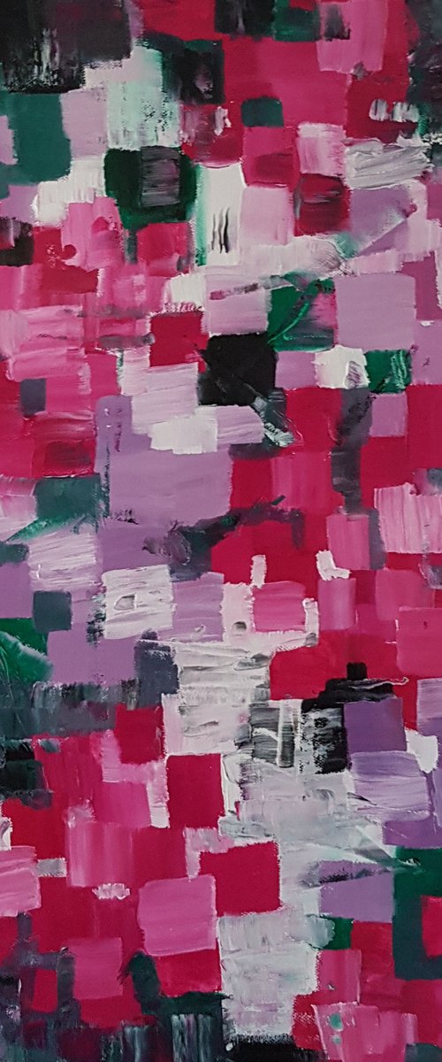 Rhododendron bouquet. Modern Impressionism. by Kathrin Flöge