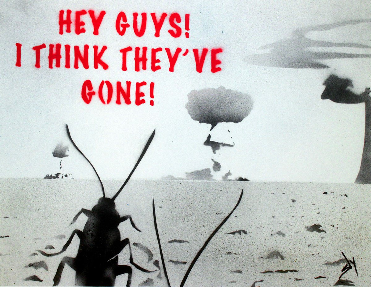 Urban And Pop Animal Painting By Juan Sly, 30 X 23", Hey Guys! (On Box Canvas.), Original Artwork