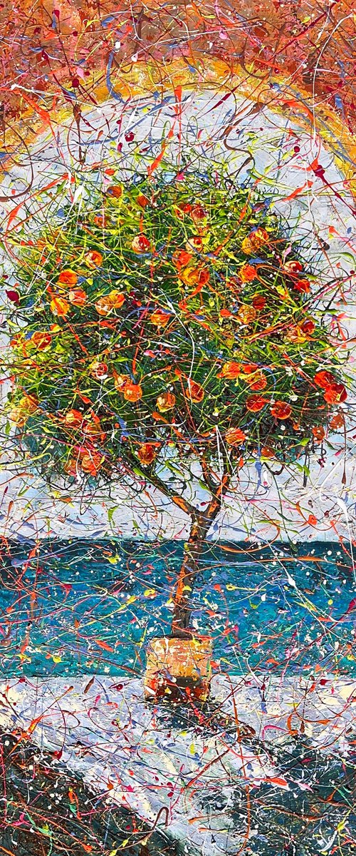 Orange tree by Nadins ART